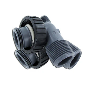 Clack WS1 V3007 PVC 1" NPT Male Elbow Assembly