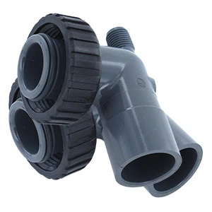 Clack WS1 V3007-01 PVC Solvent Elbow 3/4" & 1" Assembly