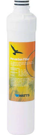 Watts Kwik Change Carbon Yellow Water Filter | 11" WQCCC11