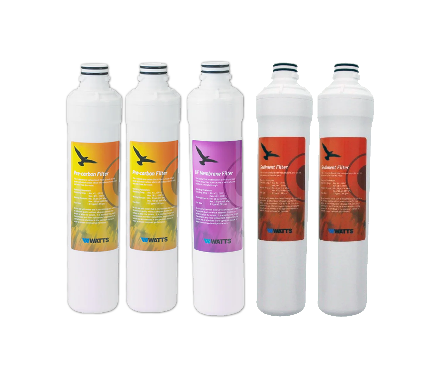 Watts Kwik Change Water Filter Set | Watts WQCFU-T-11 Water System